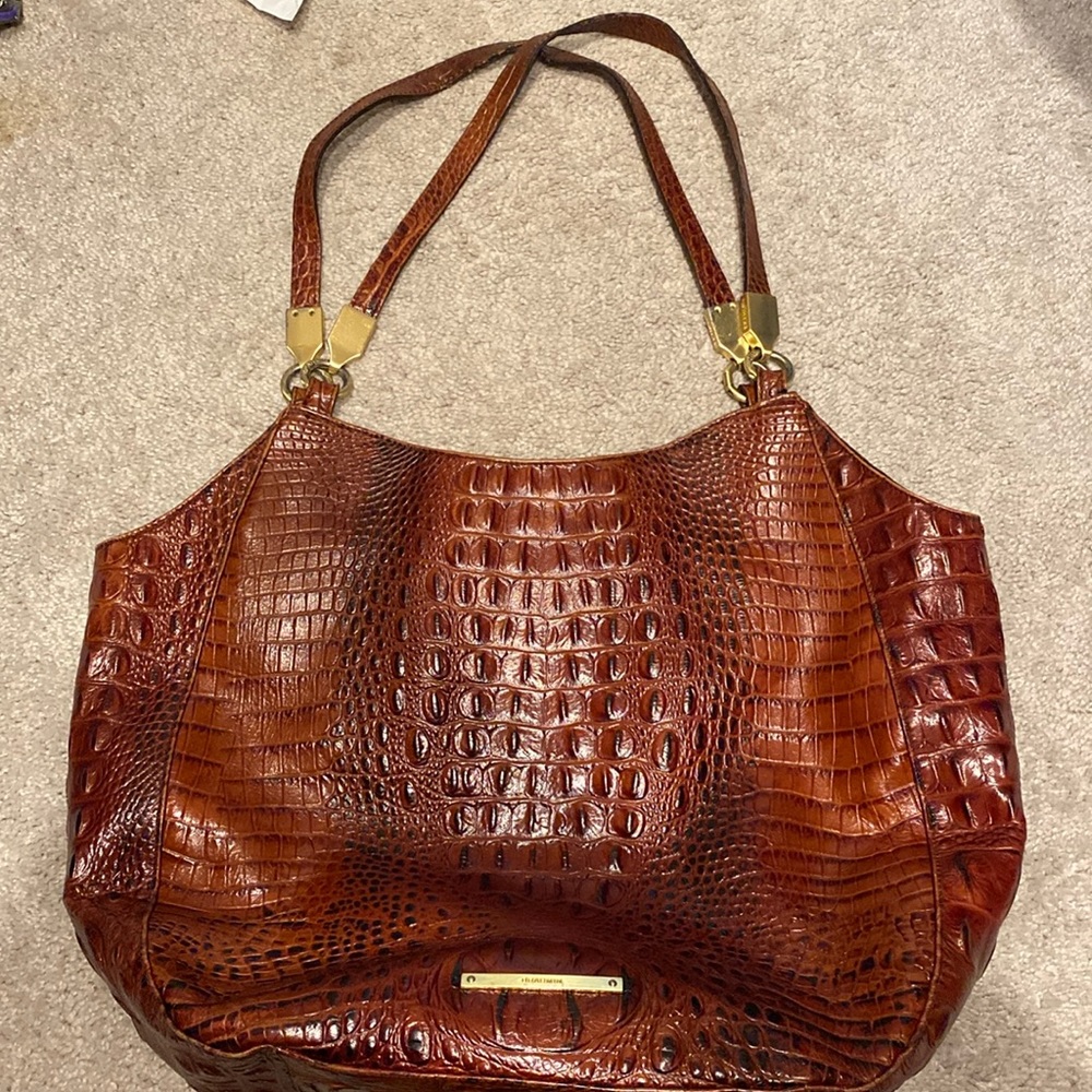Brown Brahmin Shoulder Bag